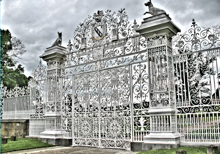 Gates Chirk Castle  photograph
